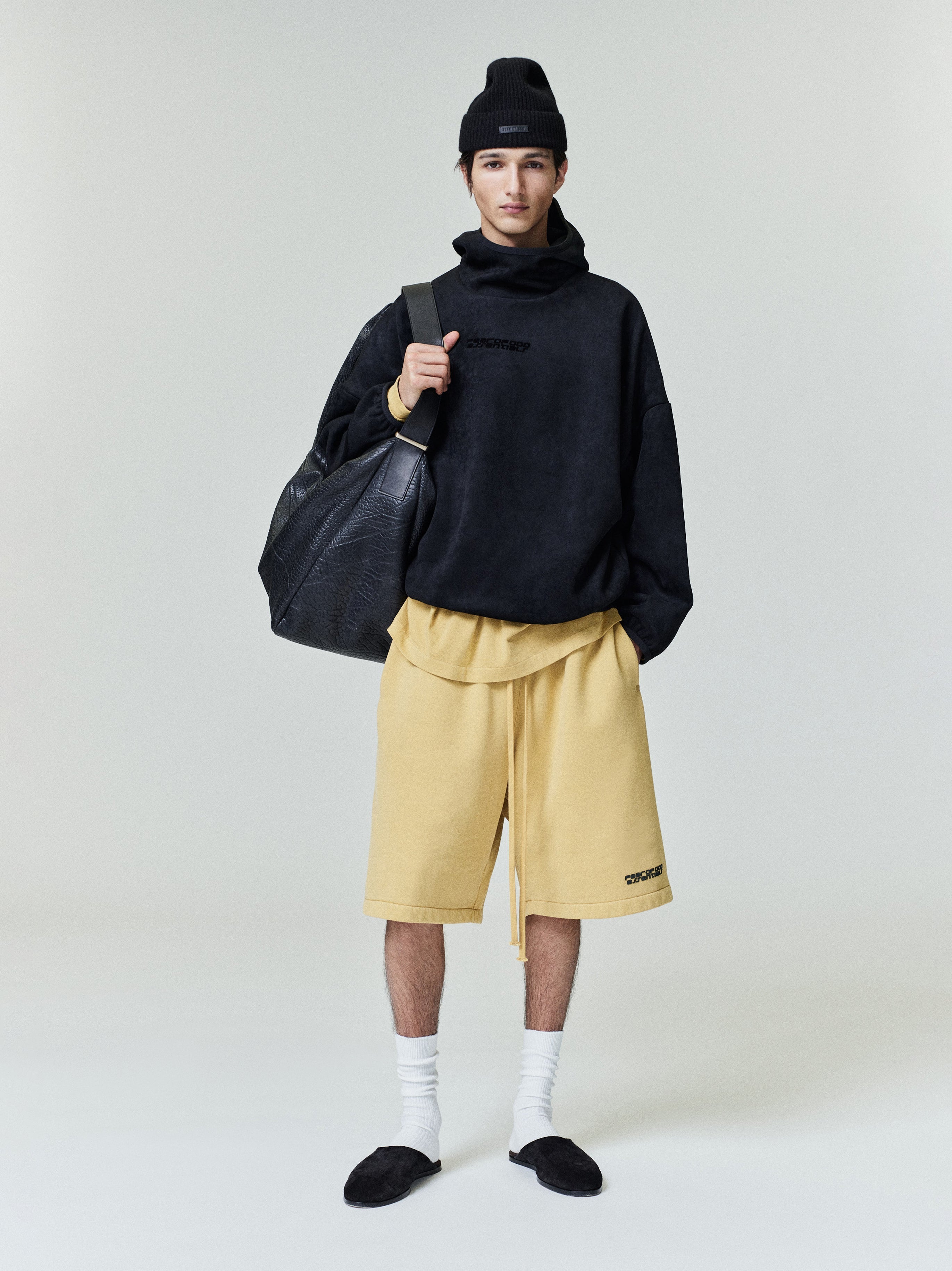 Suede Fleece Modern Hoodie