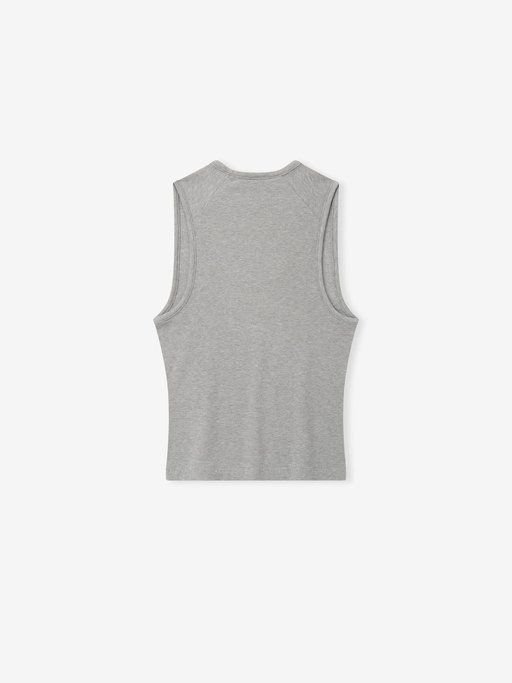 Womens Rib Knit Fitted Tank