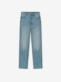 Womens Denim Straight Leg Jeans