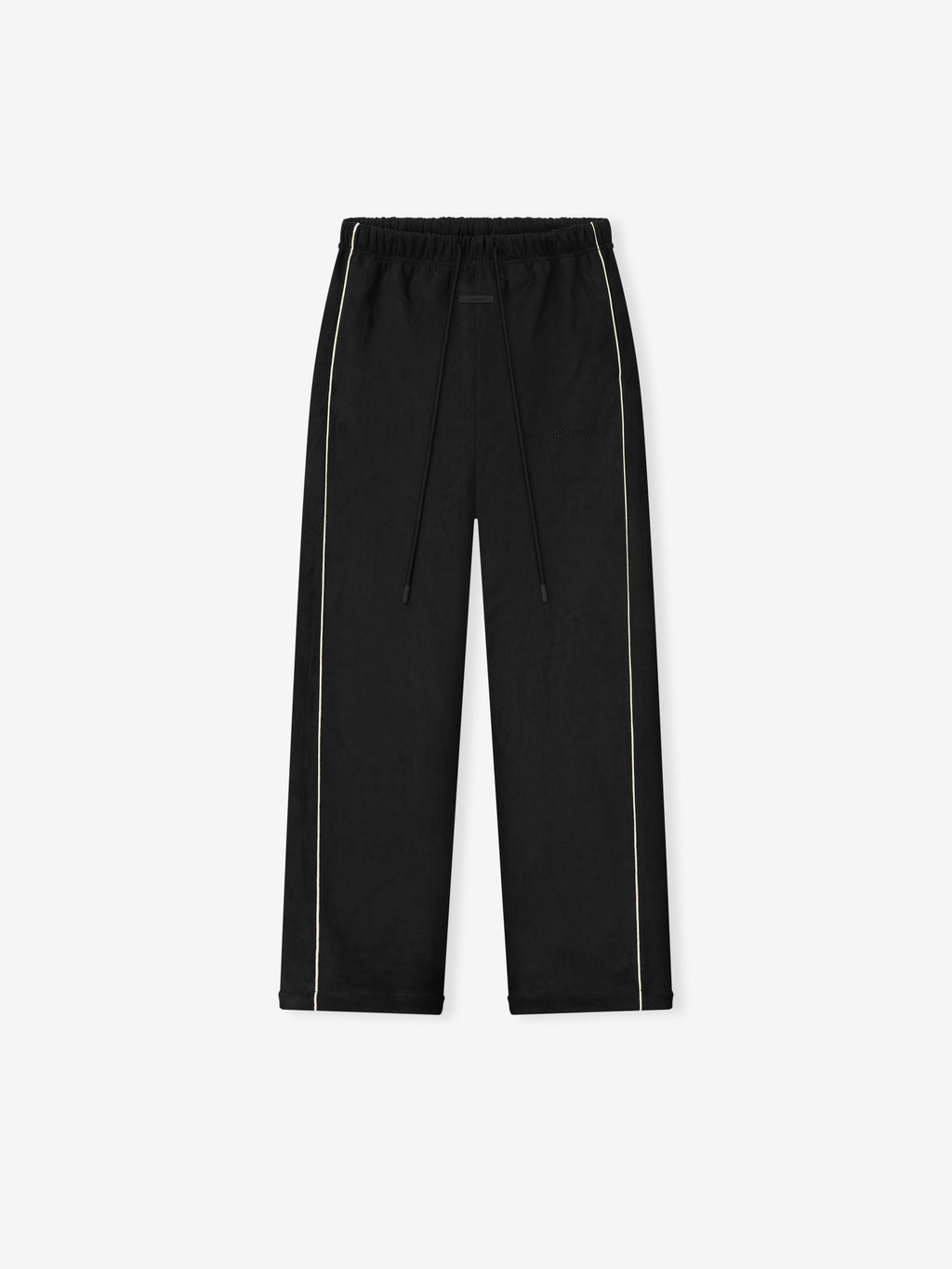 Womens Suede Fleece Signature Relaxed Pant