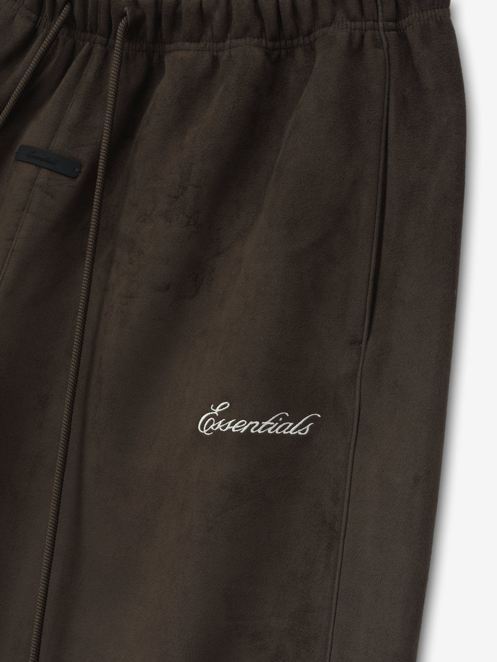 Suede Fleece Signature Relaxed Sweatshort W/ Piping