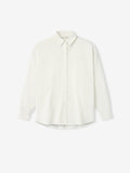 Womens Cotton Oxford Signature Button Up Shirt