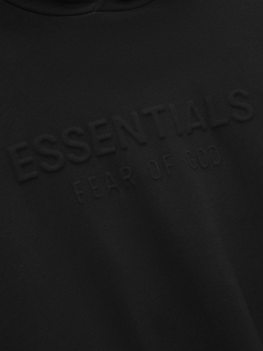 Embossed 90s Fit Fleece Hoodie