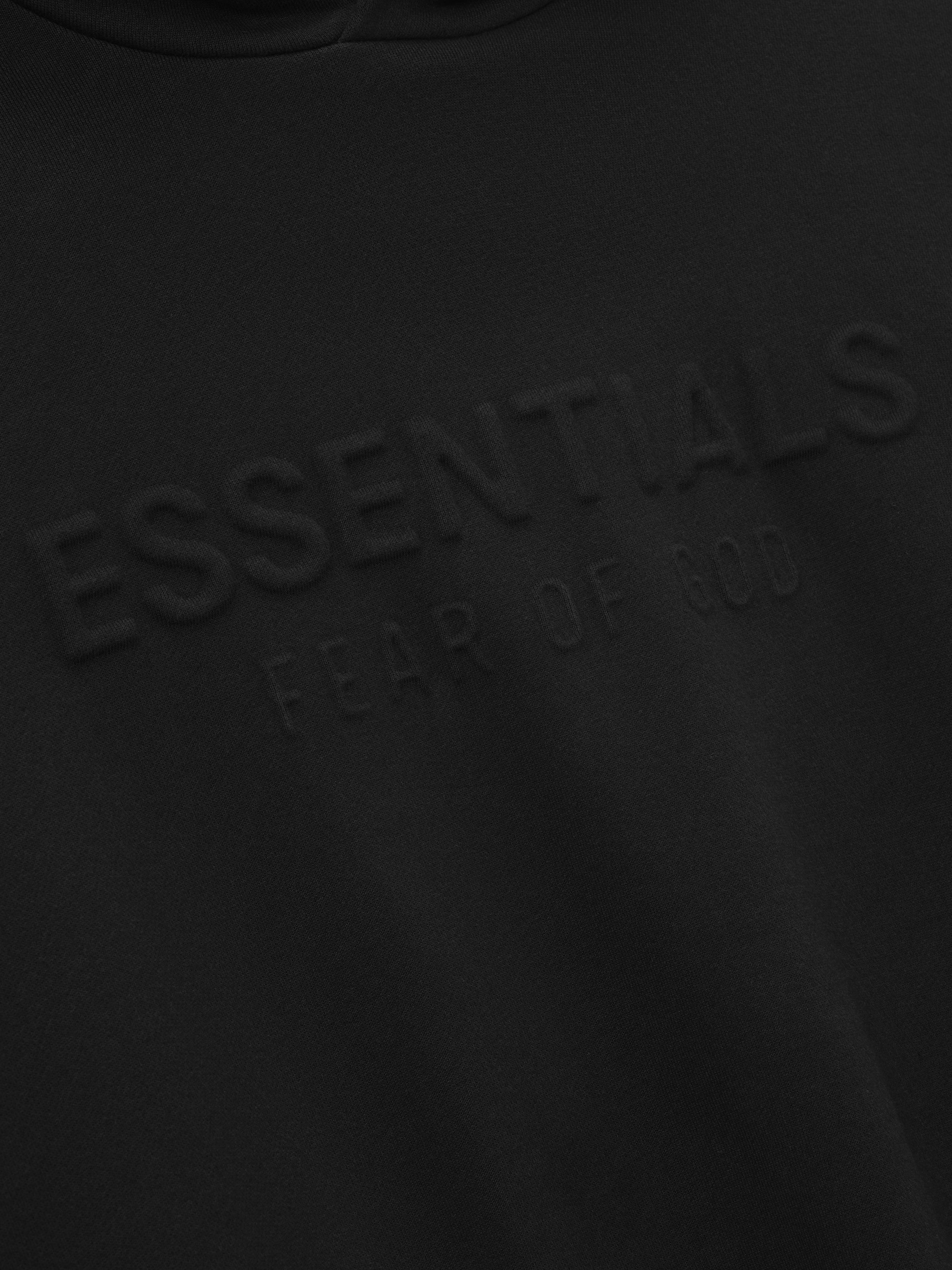 Embossed 90s Fit Fleece Hoodie