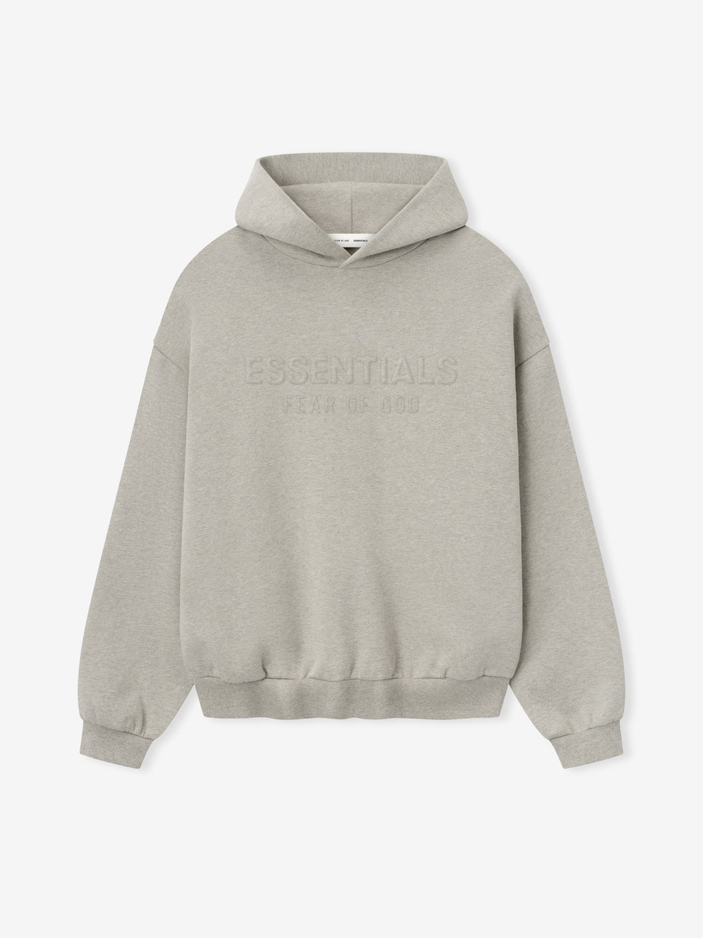 Embossed 90s Fit Fleece Hoodie