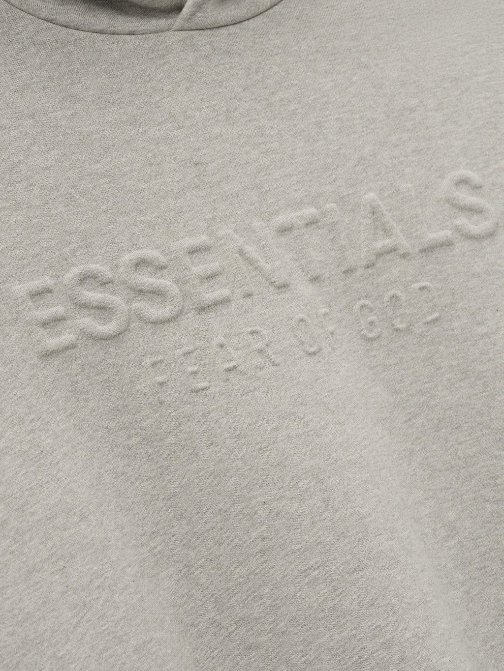 Embossed 90s Fit Fleece Hoodie