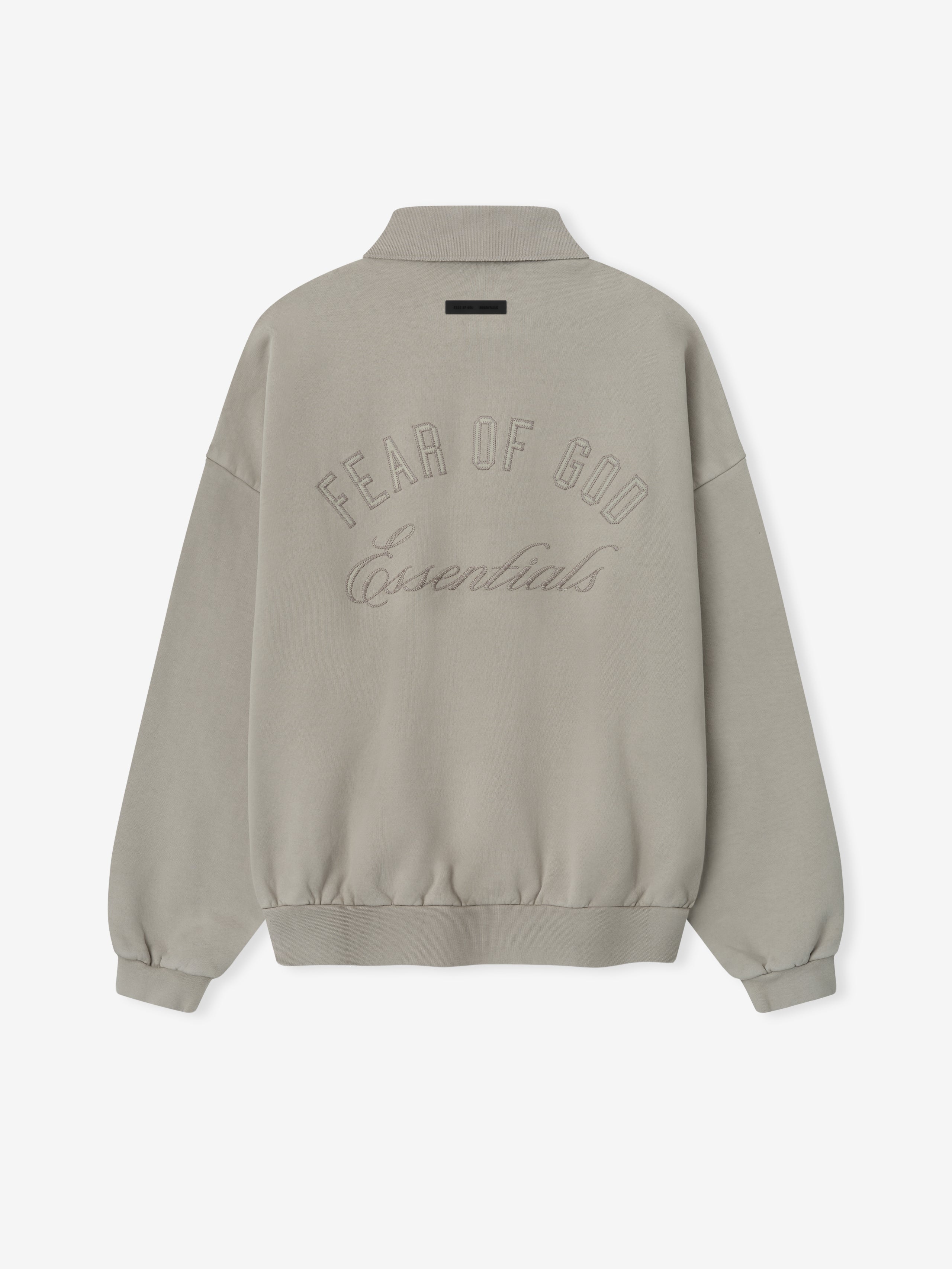Embroidered Classic Polo Sweatshirt
