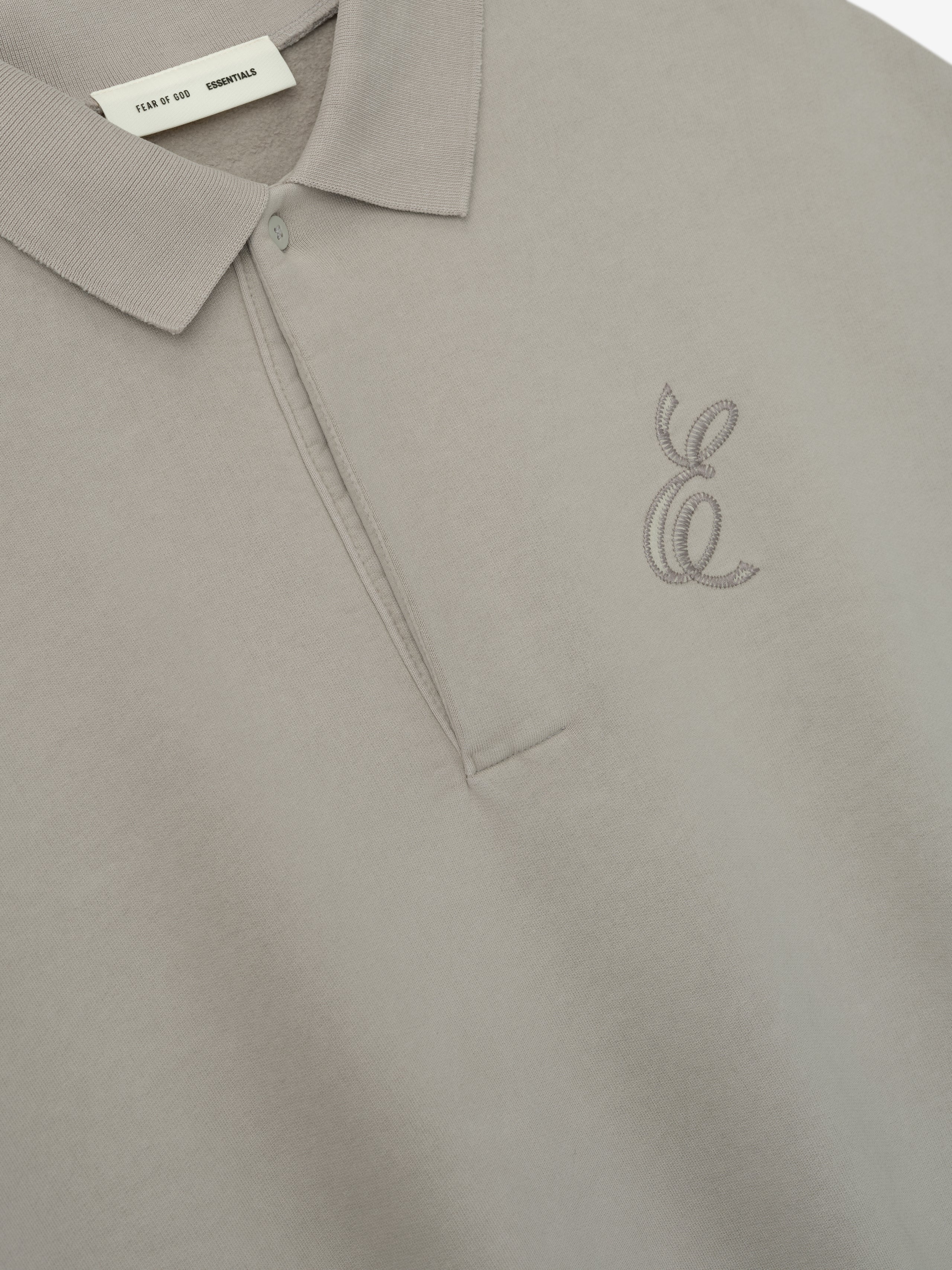Embroidered Classic Polo Sweatshirt