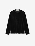 Womens Velour Classic Long Sleeve Tee