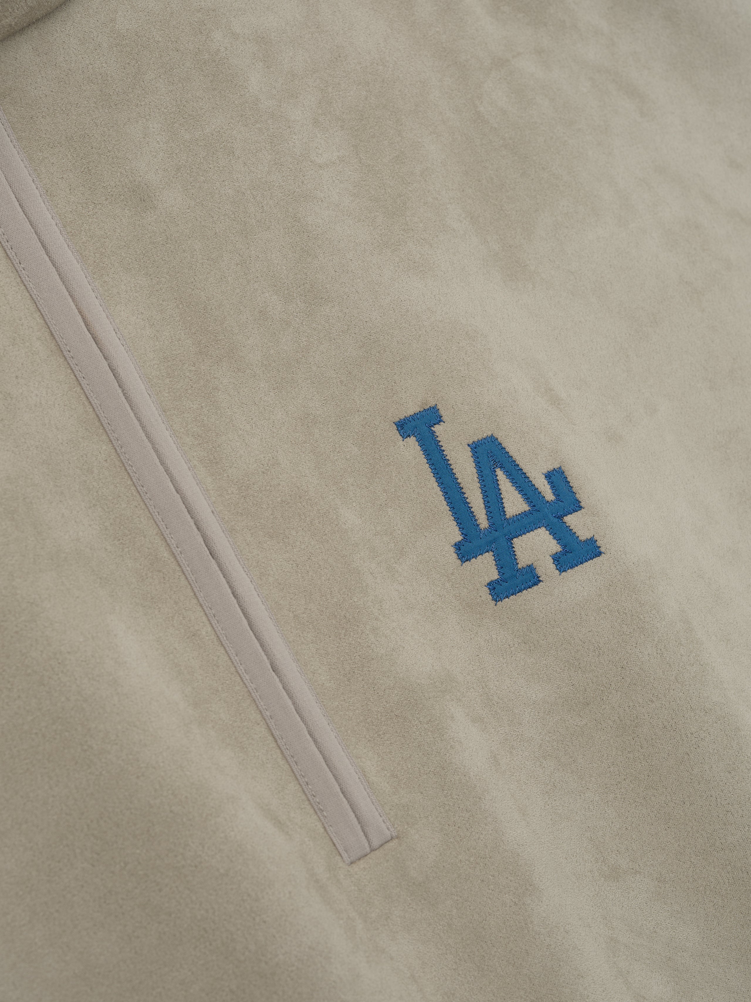 Dodgers Suede Fleece Modern Half Zip