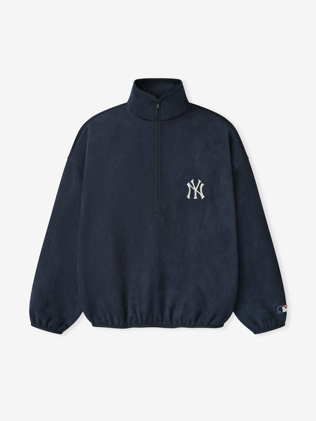 Yankees Suede Fleece Modern Half Zip