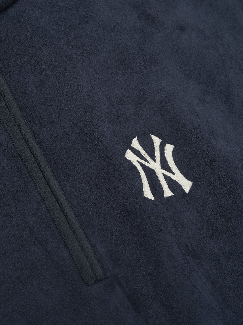 Yankees Suede Fleece Modern Half Zip