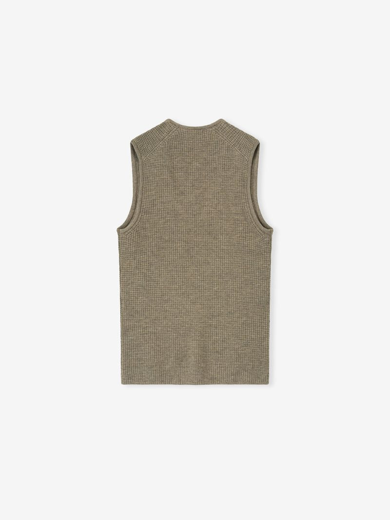 Womens Waffle Knit Tank