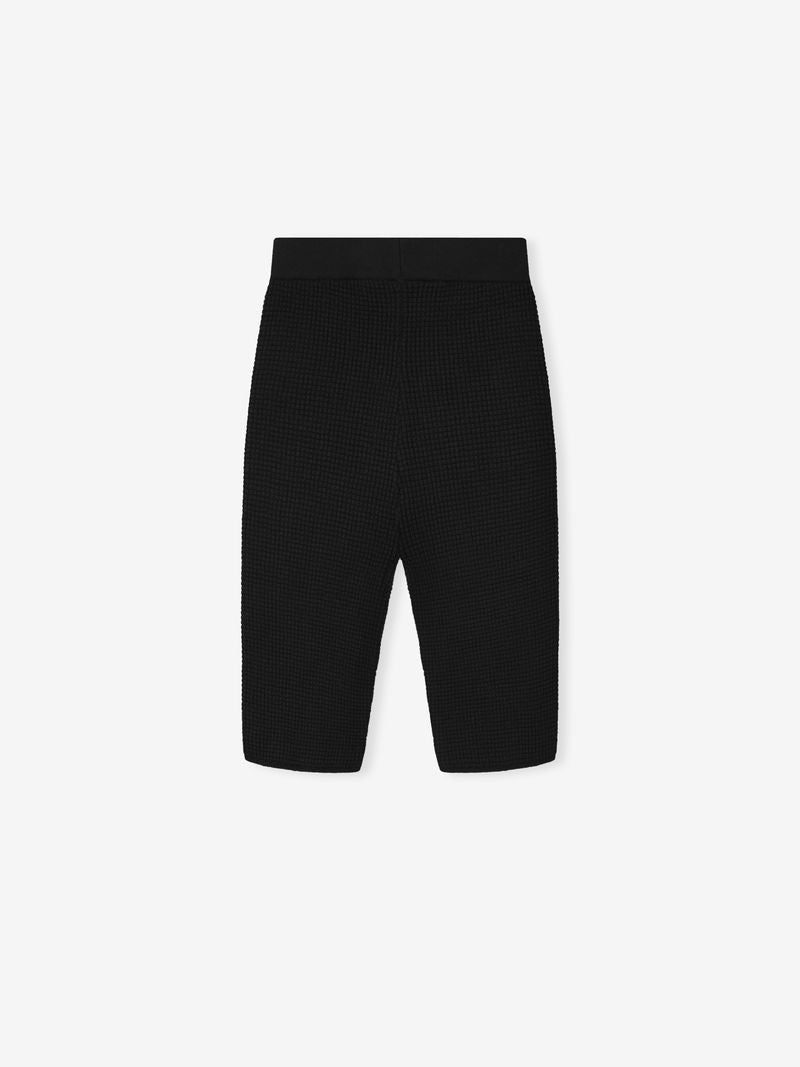 Womens Waffle Knit Biker Short