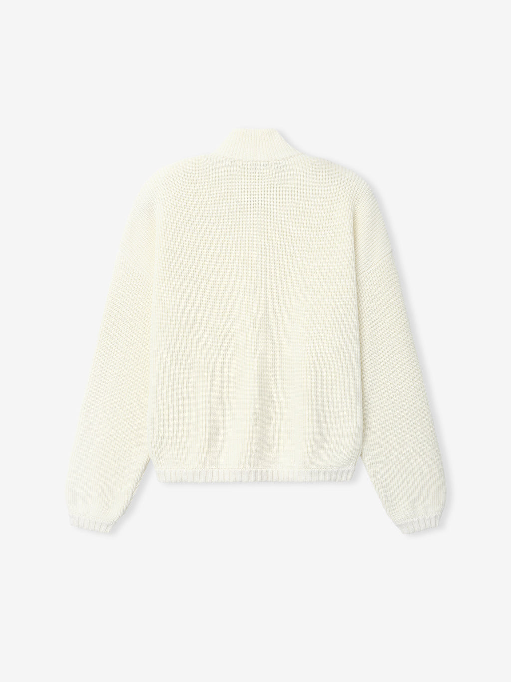 Zip-Up Sweater Long Sleeve