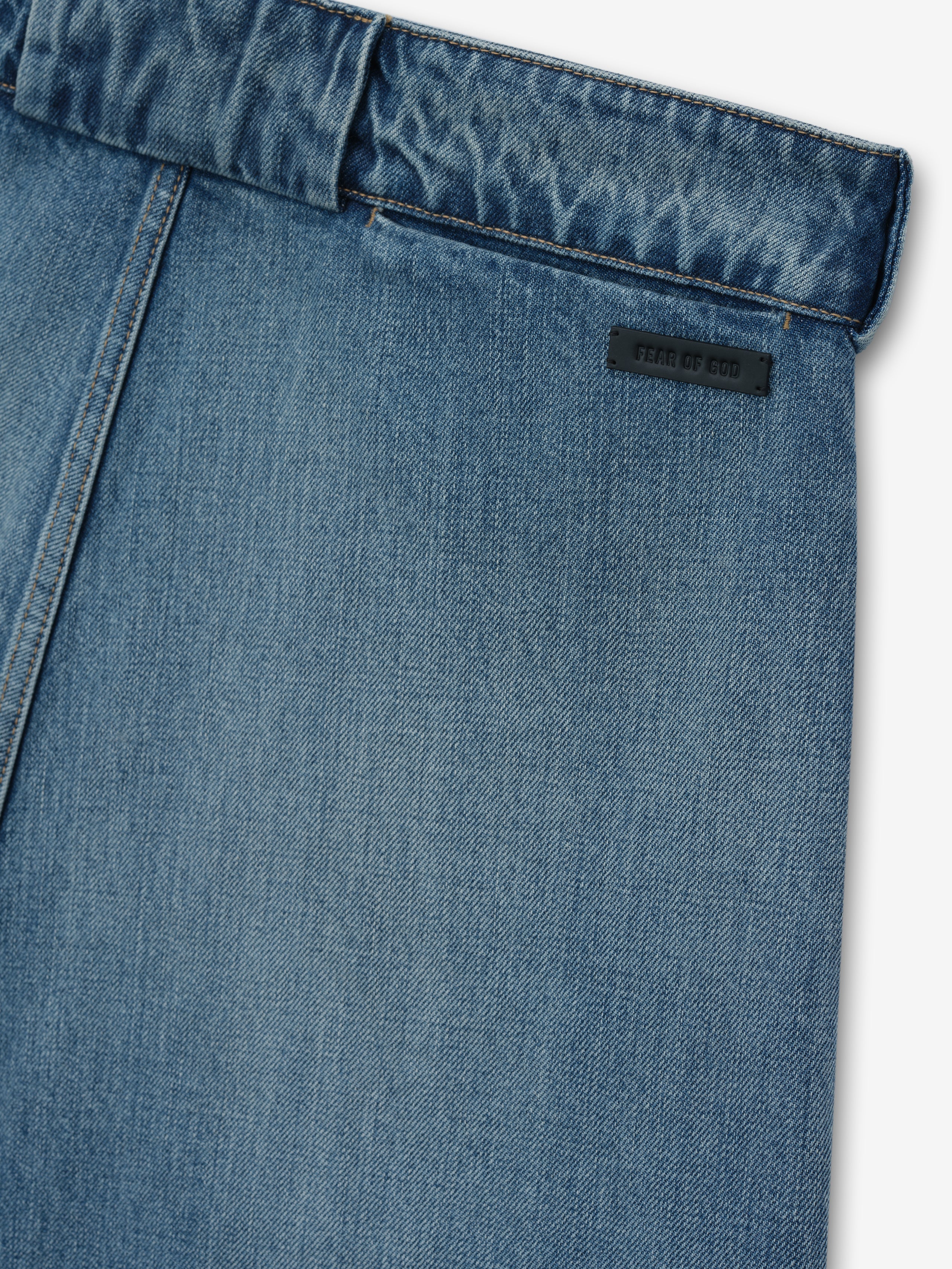 Denim Utility Shorts