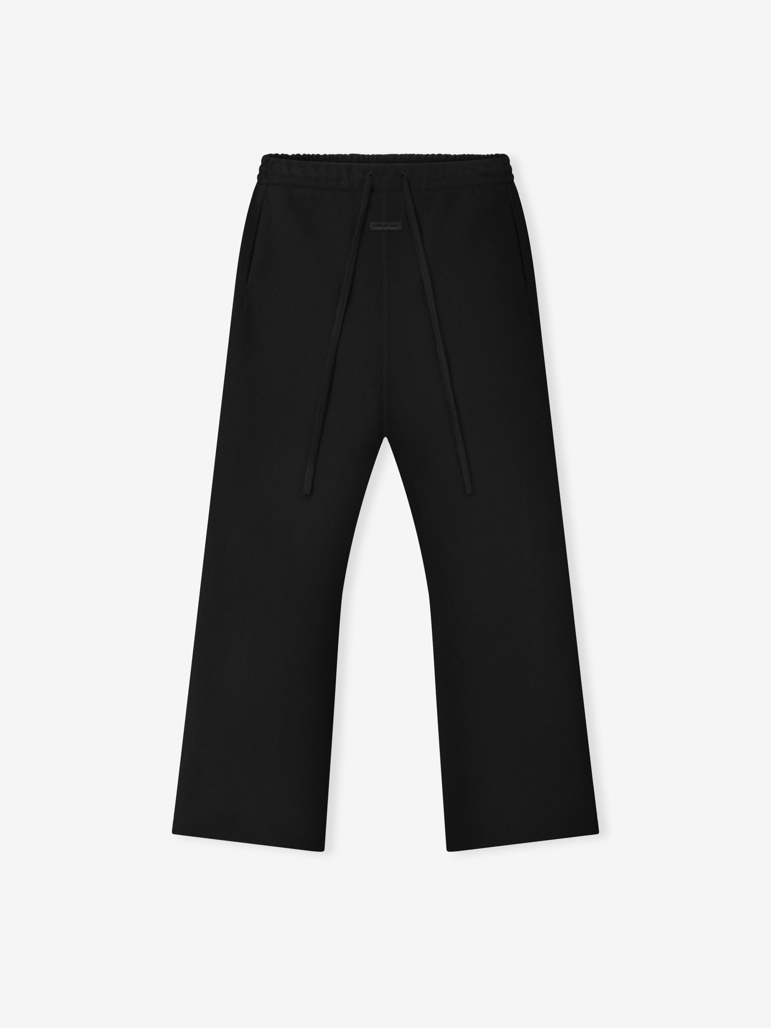 Double Face Wool Cashmere Flared Pants