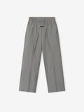Wool Linen Wide Leg Drawstring Pants