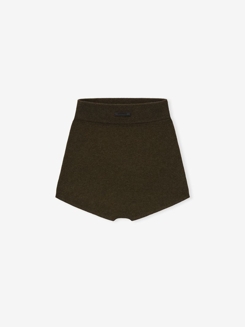 Womens Rib Knit Boy Short