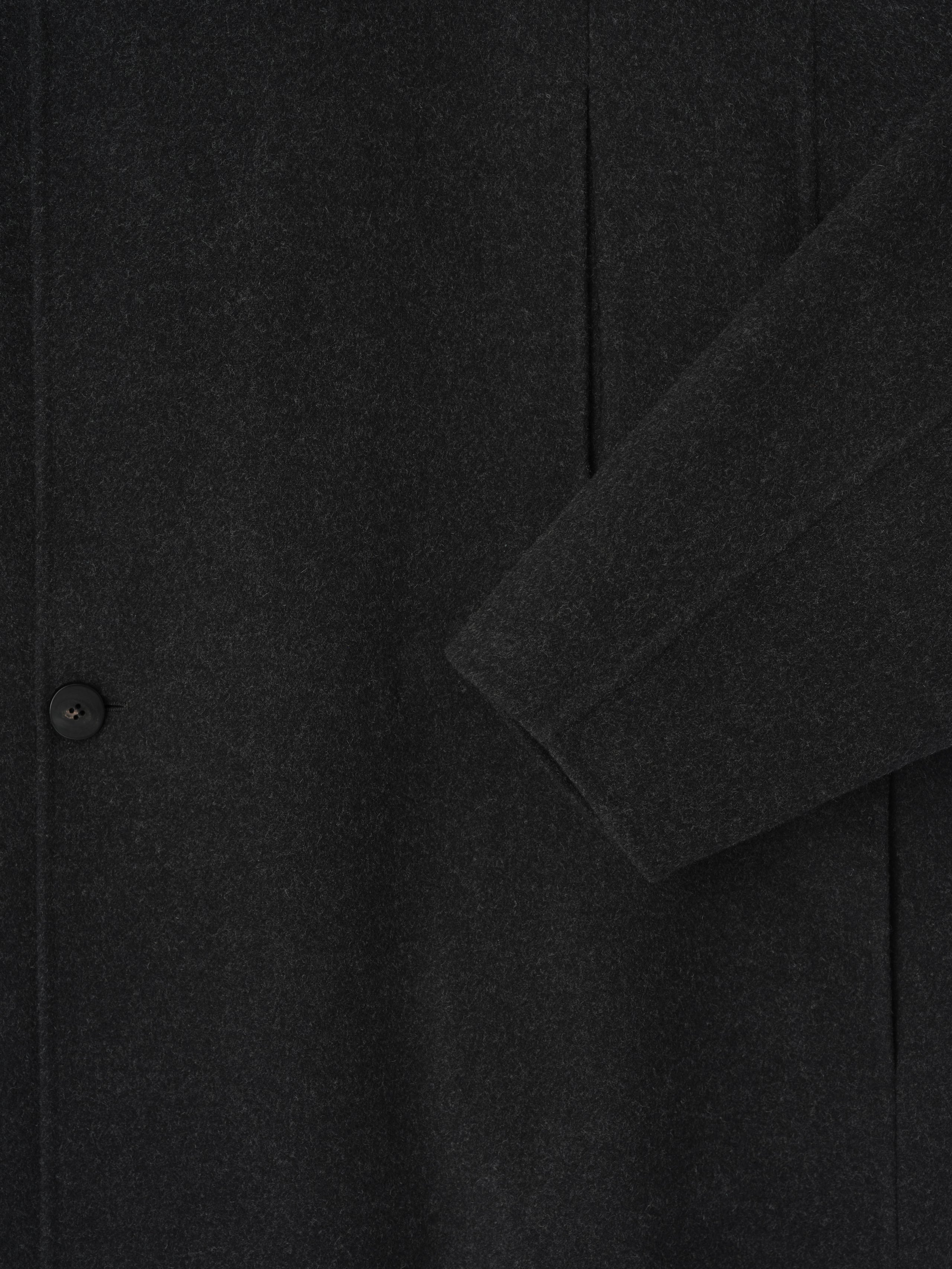 Wool Cashmere Highneck Coat