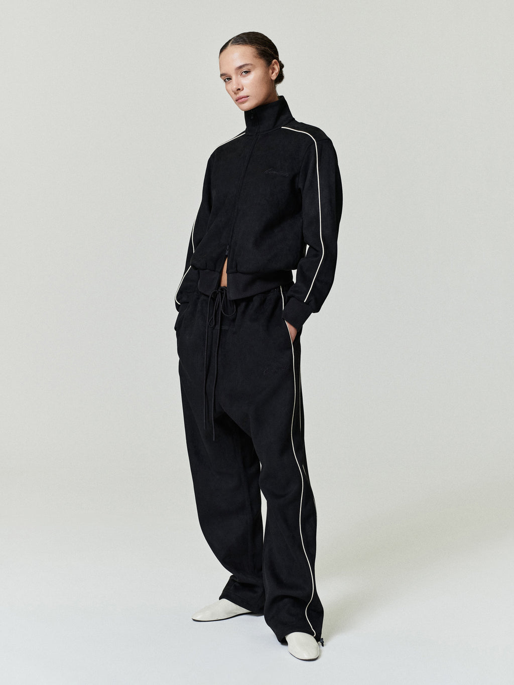Womens Signature Vintage Track Jacket