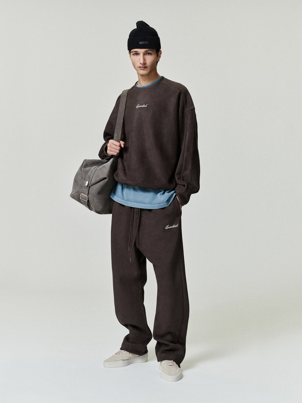 Suede Fleece Signature Relaxed Pant