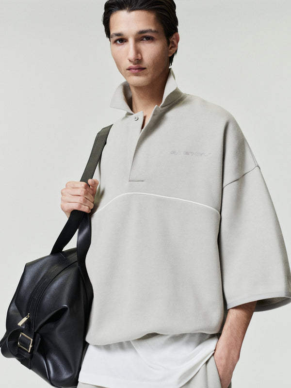Active Trace 3/4 Sleeve Modern Polo Sweatshirt
