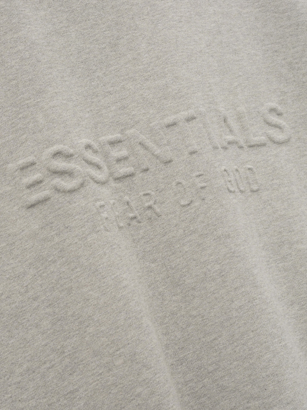 Embossed 90s Fit Fleece Zip-Up Hoodie